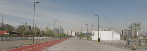 Sendas multipropósito en Parque Estadio Nacional equipada con postes Nobu