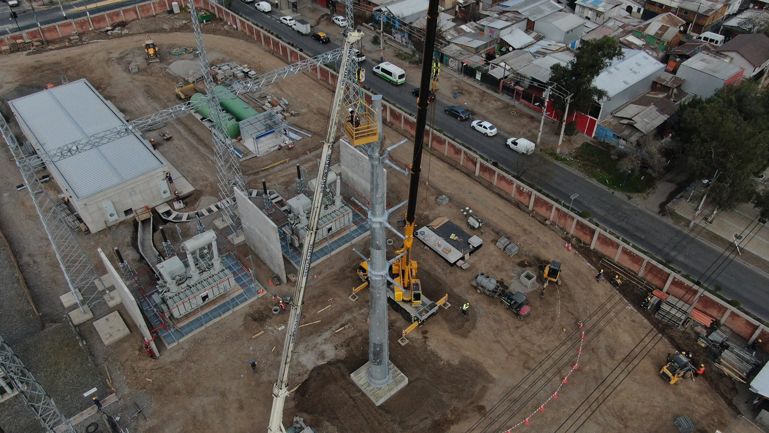 Torres para Transmisión Electrica en Sub-estación