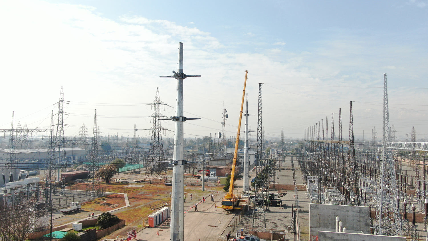 Torres para Transmisión Electrica en Sub-estación