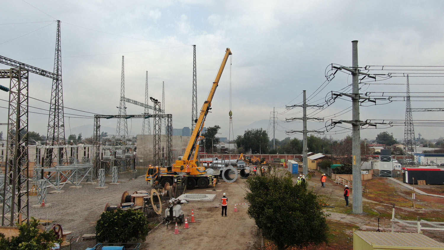 Torres para Transmisión Electrica en Sub-estación