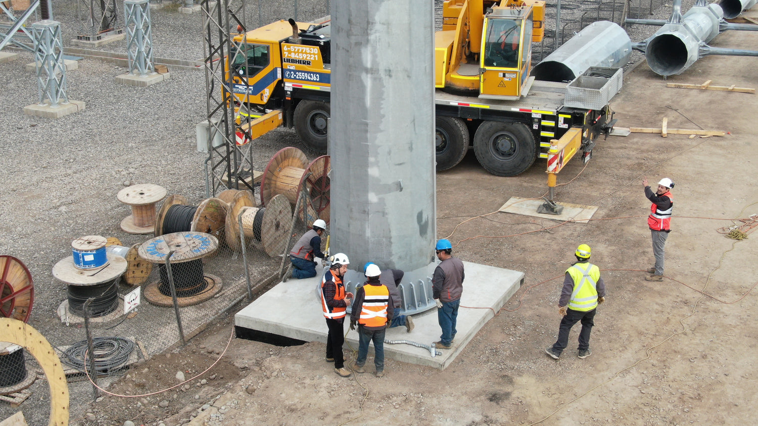 Torres para Transmisión Electrica en Sub-estación