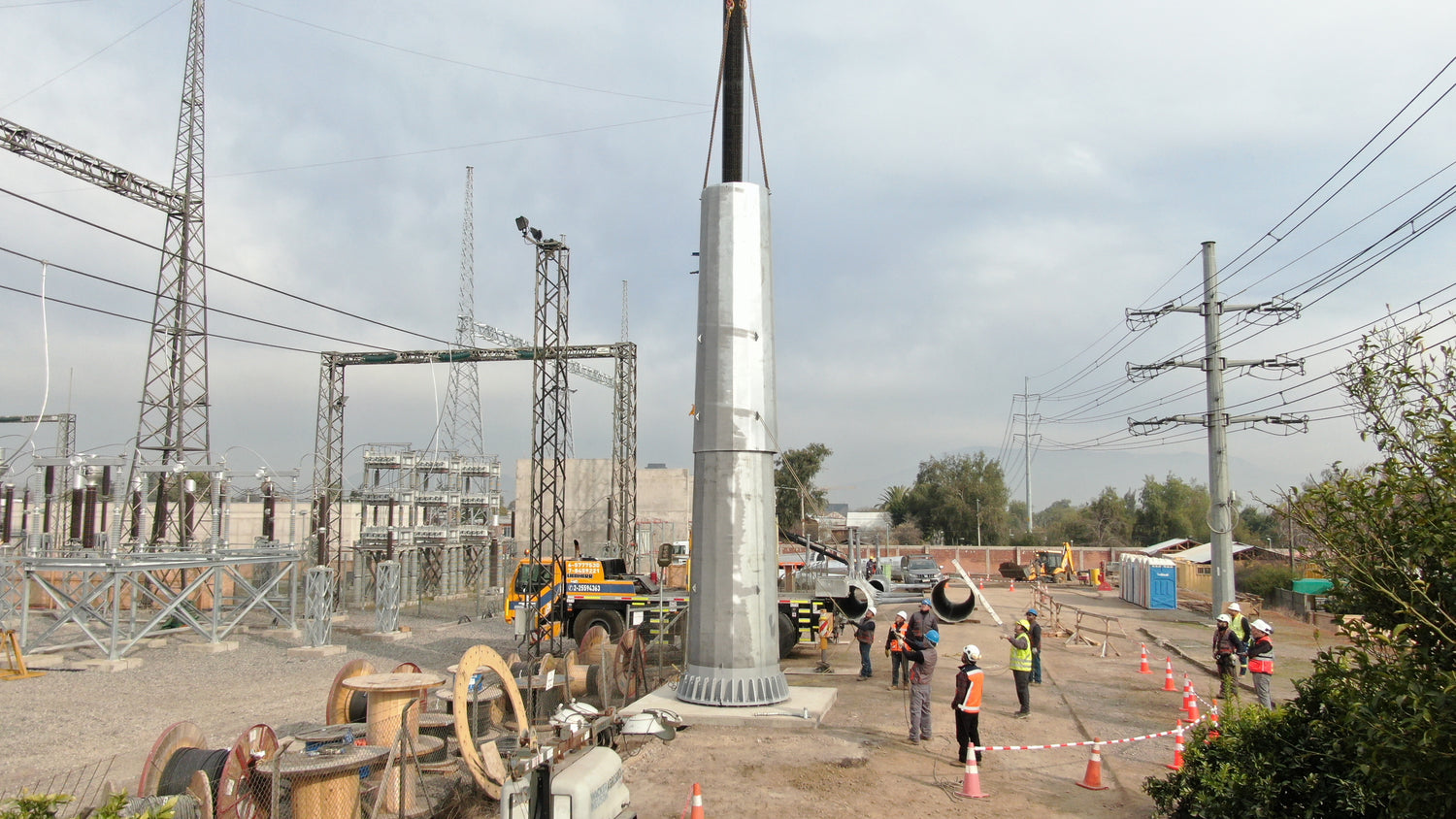 Torres para Transmisión Electrica en Sub-estación