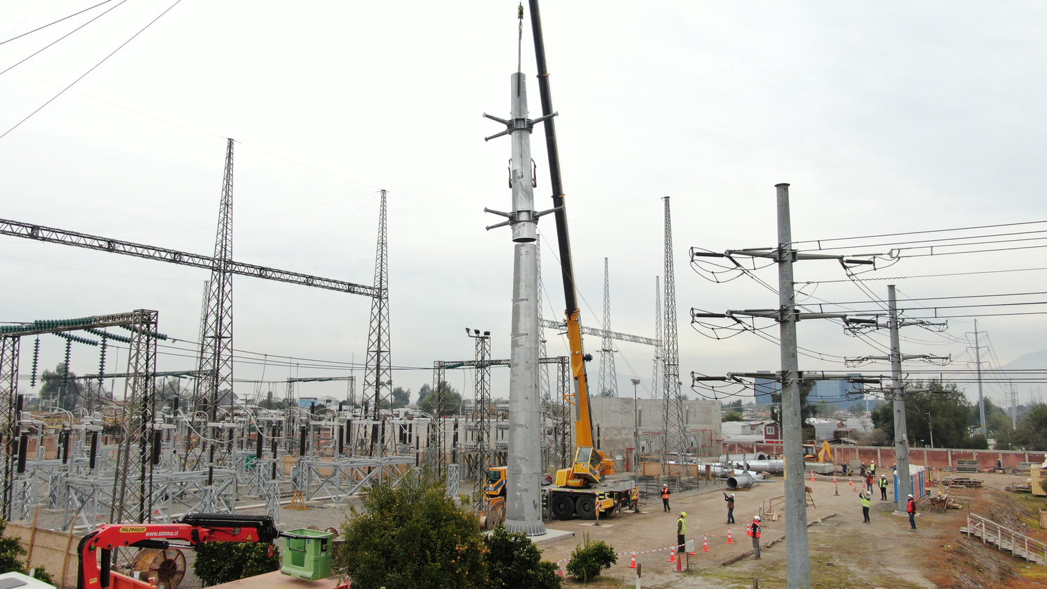 Torres para Transmisión Electrica en Sub-estación