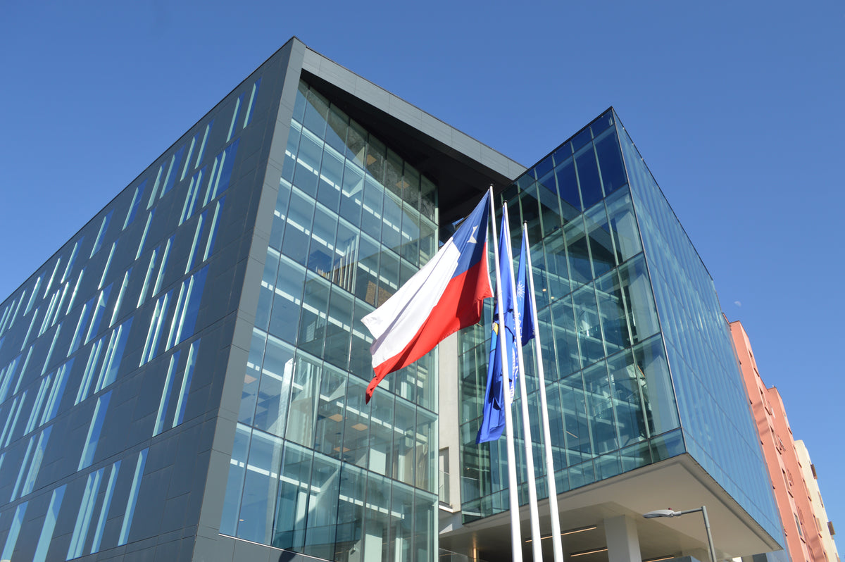 U. de Chile, Escuela de Gobierno y Gestión Pública con Astas de Bandera PTJ