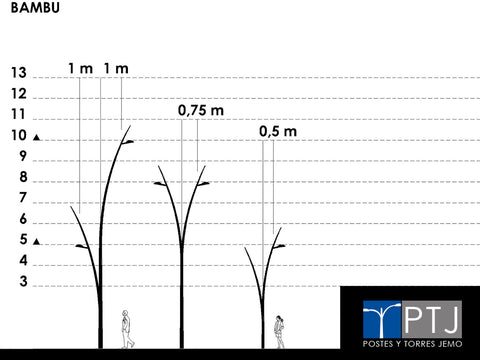 Poste Bambú - PTJ